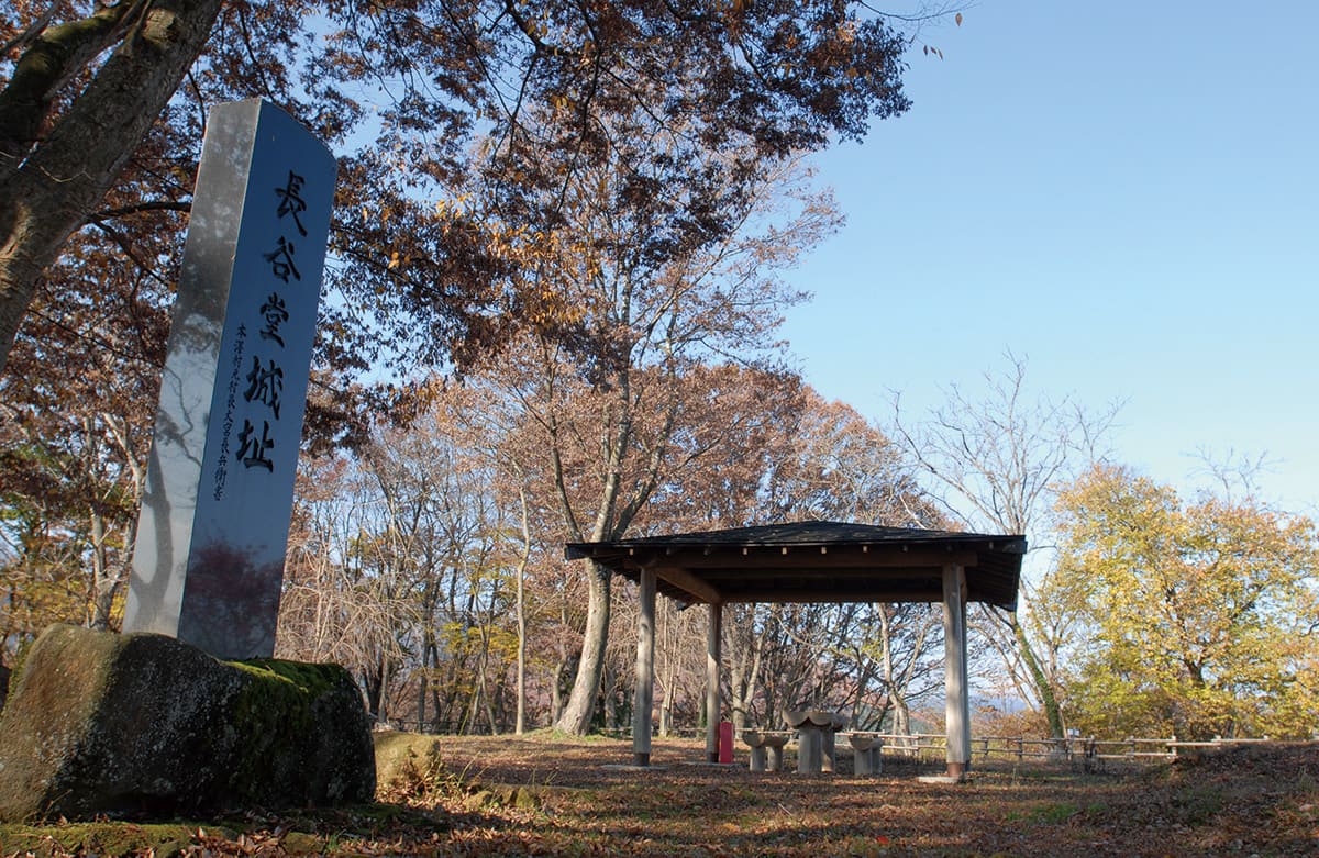 長谷堂城跡公園山頂広場