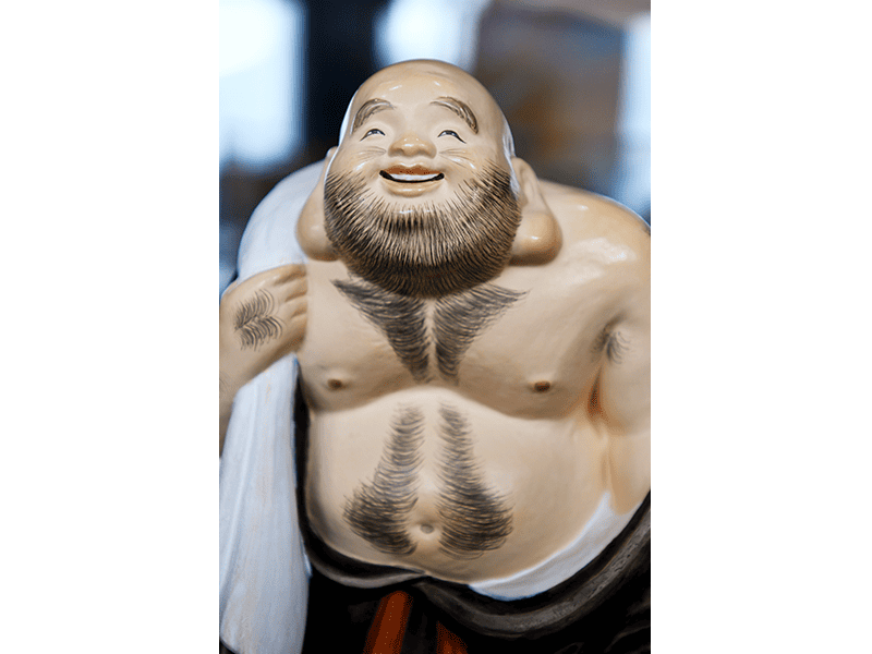 最上義光歴史館　旅籠町の布袋尊