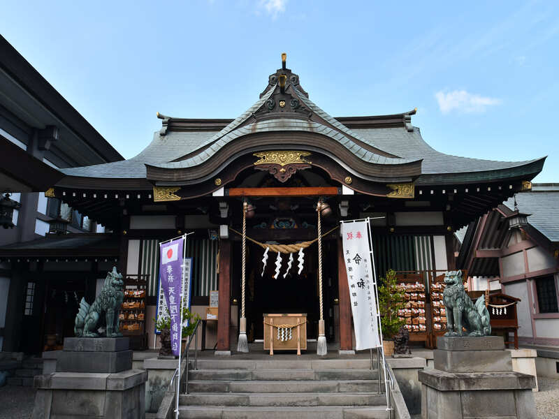 旅篭町の恵比寿神 …里ノ宮 湯殿山神社（市神神社）