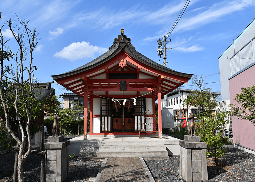 諏訪町の福禄寿 …諏訪神社（福禄寿稲荷神社）